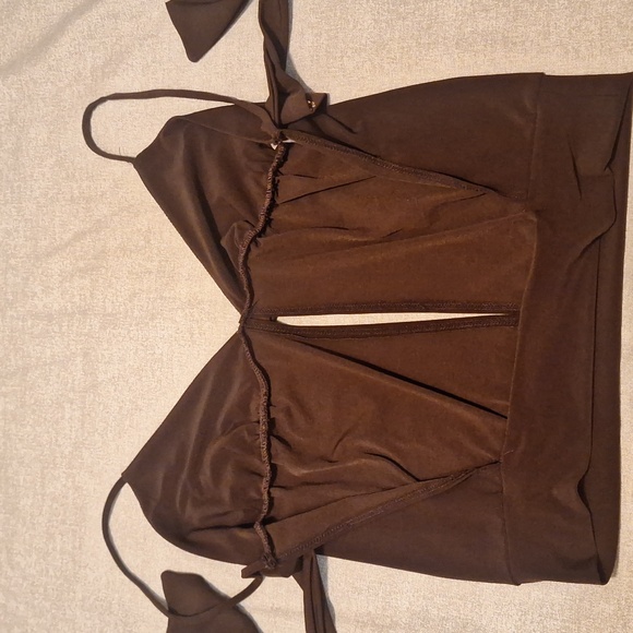 Poetry Blouse, Jr. Size Small, Brown - Picture 3 of 10